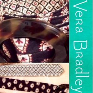 Vera Bradley 2-side fabric belt Like New